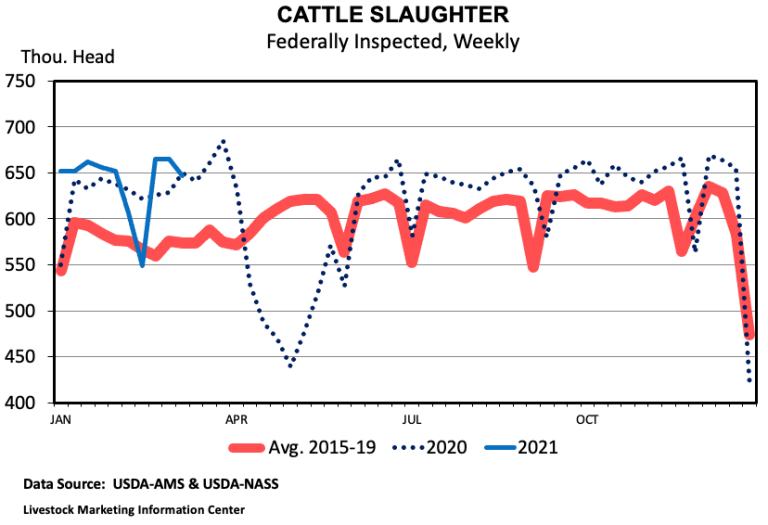 Graph Cattle Slaughter